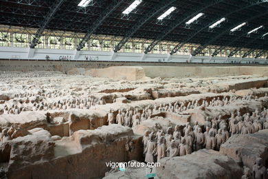 Terracotta Warriors Museum. Pit 1. 