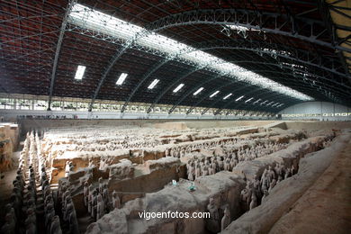 Terracotta Warriors Museum. Pit 1. 