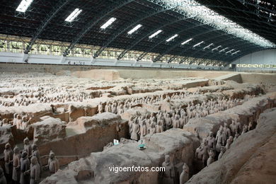 Terracotta Warriors Museum. Pit 1. 