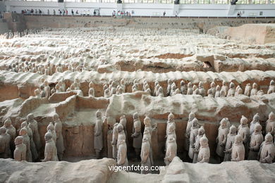 Terracotta Warriors Museum. Pit 1. 