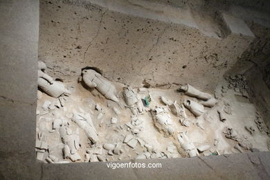 Museo Guerreros Terracota. Fosa 3. 