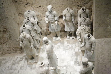 Museo Guerreros Terracota. Fosa 3. 