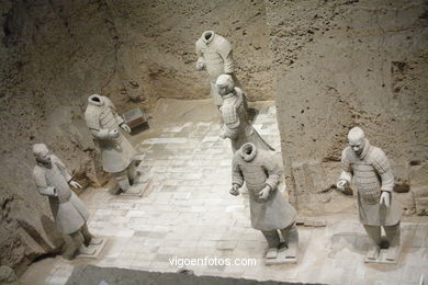 Museo Guerreros Terracota. Fosa 3. 