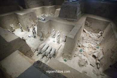 Museo Guerreros Terracota. Fosa 3. 