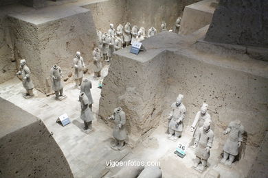 Terracotta Warriors Museum. Pit 3. 