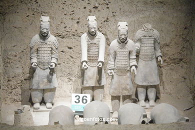 Terracotta Warriors Museum. Pit 3. 