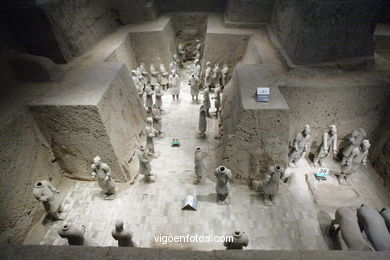 Museo Guerreros Terracota. Fosa 3. 