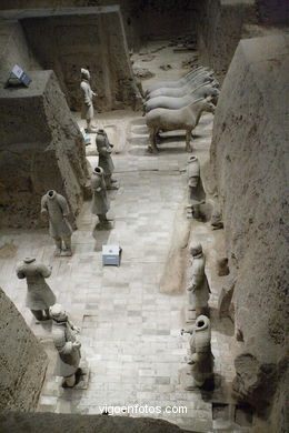 Terracotta Warriors Museum. Pit 3.