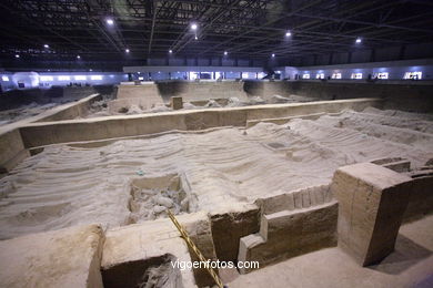 Terracotta Warriors Museum. Pit 2. 