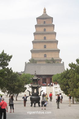 Big Wild Goose Pagoda. 