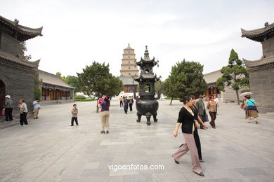 Big Wild Goose Pagoda. 