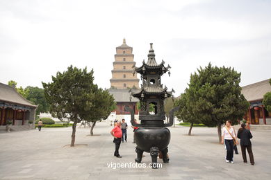 Big Wild Goose Pagoda. 