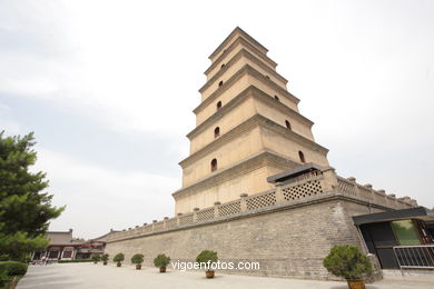 Big Wild Goose Pagoda. 