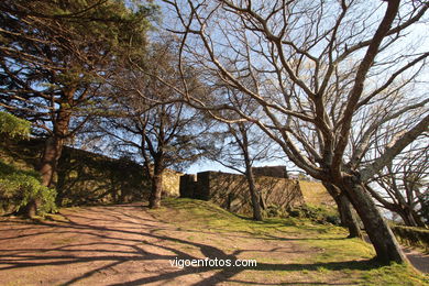 CASTILLOS DE ESPAÑA: PRIMERA MURALLA CASTILLO DEL CASTRO. SIGLO XVII