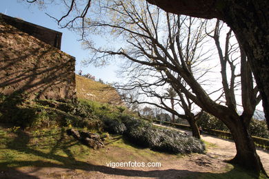 CASTILLOS DE ESPAÑA: PRIMERA MURALLA CASTILLO DEL CASTRO. SIGLO XVII