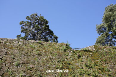 CASTILLOS DE ESPAÑA: PRIMERA MURALLA CASTILLO DEL CASTRO. SIGLO XVII