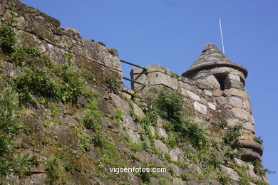 CASTILLOS DE ESPAÑA: PRIMERA MURALLA CASTILLO DEL CASTRO. SIGLO XVII