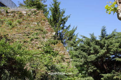 CASTILLOS DE ESPAÑA: PRIMERA MURALLA CASTILLO DEL CASTRO. SIGLO XVII