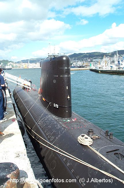 PHOTOS OF SUBMARINES - SUBMARINE MISTRAL - VIGO BAY. GALICIA. VISIT ...