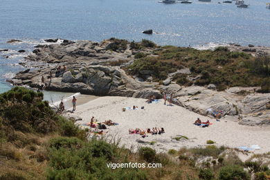 PRAIA AREÍÑA. ILHAS CIES