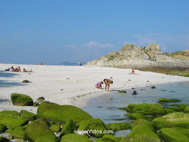 PLAYA DE LOS BOLOS. ISLAS CIES