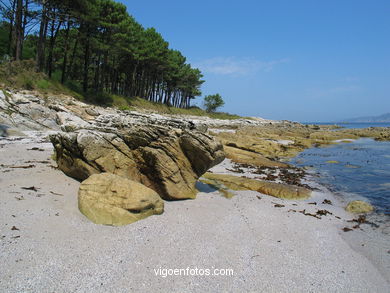 PRAIA MARGARIDAS. ILHAS CIES