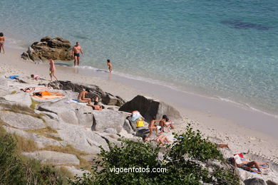 PRAIA DE NOSSA SENHORA. ILHAS CIES