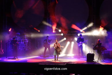 JULIETA VENEGAS - CONCIERTO EN CASTRELOS - VIGO