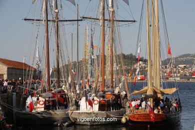 DESAFÍO ATLÁNTICO DE GRANDES VELEROS - BARCOS EN VIGO - CUTTY SARK. 2009 - TALL SHIPS ATLANTIC CHALLENGE 2009