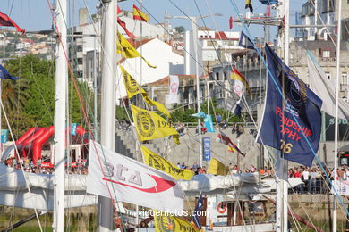 BARCOS NO PORTO - DESAFIO ATLÁNTICO DE GRANDES VELEROS - REGATA CUTTY SARK. 2009 - TALL SHIPS ATLANTIC CHALLENGE 2009