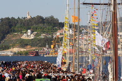 DESAFÍO ATLÁNTICO DE GRANDES VELEROS - BARCOS EN VIGO - CUTTY SARK. 2009 - TALL SHIPS ATLANTIC CHALLENGE 2009