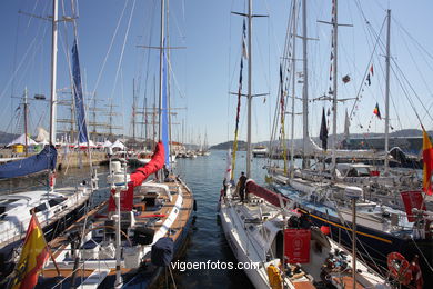 DESAFÍO ATLÁNTICO DE GRANDES VELEROS - BARCOS EN VIGO - CUTTY SARK. 2009 - TALL SHIPS ATLANTIC CHALLENGE 2009