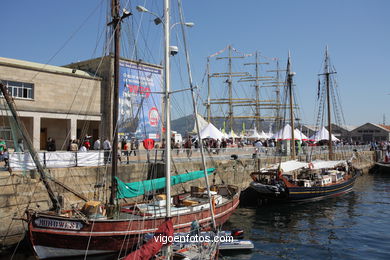 DESAFÍO ATLÁNTICO DE GRANDES VELEROS - BARCOS EN VIGO - CUTTY SARK. 2009 - TALL SHIPS ATLANTIC CHALLENGE 2009