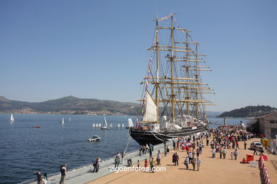 DESAFÍO ATLÁNTICO DE GRANDES VELEROS - BARCOS EN VIGO - CUTTY SARK. 2009 - TALL SHIPS ATLANTIC CHALLENGE 2009