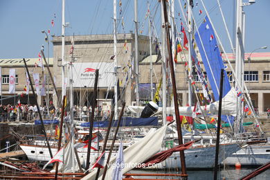 DESAFÍO ATLÁNTICO DE GRANDES VELEROS - BARCOS EN VIGO - CUTTY SARK. 2009 - TALL SHIPS ATLANTIC CHALLENGE 2009