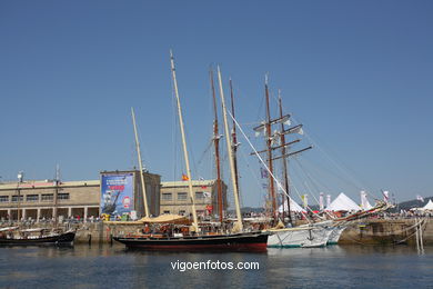 DESAFÍO ATLÁNTICO DE GRANDES VELEROS - BARCOS EN VIGO - CUTTY SARK. 2009 - TALL SHIPS ATLANTIC CHALLENGE 2009