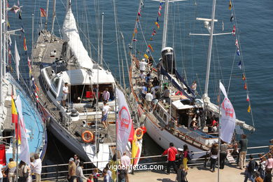 DESAFÍO ATLÁNTICO DE GRANDES VELEROS - BARCOS EN VIGO - CUTTY SARK. 2009 - TALL SHIPS ATLANTIC CHALLENGE 2009