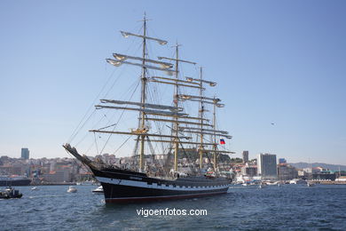 REGATA EN VIGO. DESAFÍO ATLÁNTICO DE GRANDES VELEROS - REGATA CUTTY SARK. 2009 - TALL SHIPS ATLANTIC CHALLENGE 2009