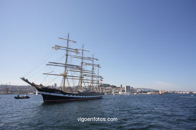 REGATA E SAIDA DENDE VIGO - DESAFIO ATLÁNTICO DE GRANDES VELEROS - REGATA CUTTY SARK. 2009 - TALL SHIPS ATLANTIC CHALLENGE 2009