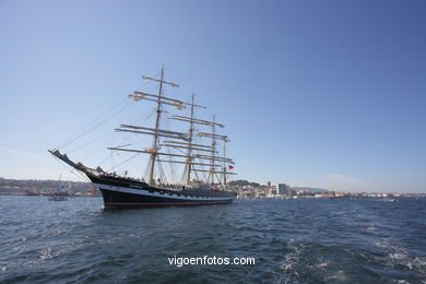 REGATA E SAIDA DENDE VIGO - DESAFIO ATLÁNTICO DE GRANDES VELEROS - REGATA CUTTY SARK. 2009 - TALL SHIPS ATLANTIC CHALLENGE 2009