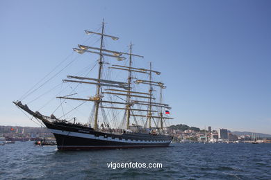 REGATA EN VIGO. DESAFÍO ATLÁNTICO DE GRANDES VELEROS - REGATA CUTTY SARK. 2009 - TALL SHIPS ATLANTIC CHALLENGE 2009