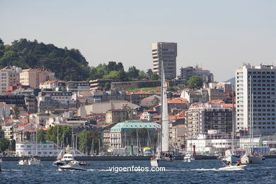 REGATA EN VIGO. DESAFÍO ATLÁNTICO DE GRANDES VELEROS - REGATA CUTTY SARK. 2009 - TALL SHIPS ATLANTIC CHALLENGE 2009