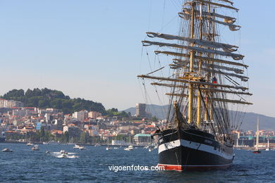 REGATA E SAIDA DENDE VIGO - DESAFIO ATLÁNTICO DE GRANDES VELEROS - REGATA CUTTY SARK. 2009 - TALL SHIPS ATLANTIC CHALLENGE 2009