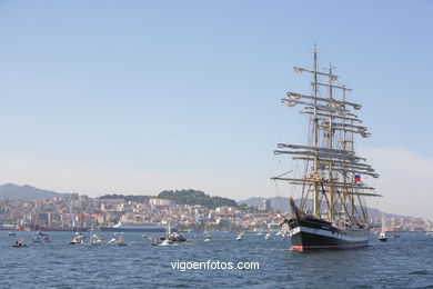 REGATA EN VIGO. DESAFÍO ATLÁNTICO DE GRANDES VELEROS - REGATA CUTTY SARK. 2009 - TALL SHIPS ATLANTIC CHALLENGE 2009