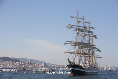 REGATA EN VIGO. DESAFÍO ATLÁNTICO DE GRANDES VELEROS - REGATA CUTTY SARK. 2009 - TALL SHIPS ATLANTIC CHALLENGE 2009