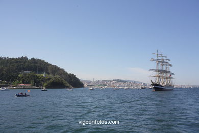 REGATA E SAIDA DENDE VIGO - DESAFIO ATLÁNTICO DE GRANDES VELEROS - REGATA CUTTY SARK. 2009 - TALL SHIPS ATLANTIC CHALLENGE 2009