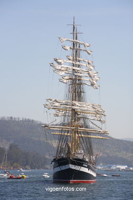 REGATA EN VIGO. DESAFÍO ATLÁNTICO DE GRANDES VELEROS - REGATA CUTTY SARK. 2009 - TALL SHIPS ATLANTIC CHALLENGE 2009