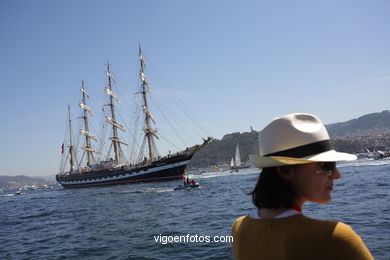 REGATA EN VIGO. DESAFÍO ATLÁNTICO DE GRANDES VELEROS - REGATA CUTTY SARK. 2009 - TALL SHIPS ATLANTIC CHALLENGE 2009