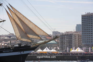 REGATA EN VIGO. DESAFÍO ATLÁNTICO DE GRANDES VELEROS - REGATA CUTTY SARK. 2009 - TALL SHIPS ATLANTIC CHALLENGE 2009