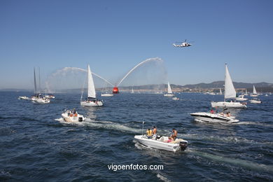 REGATA EN VIGO. DESAFÍO ATLÁNTICO DE GRANDES VELEROS - REGATA CUTTY SARK. 2009 - TALL SHIPS ATLANTIC CHALLENGE 2009